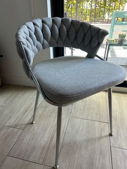 Grey Silver Dinning Chairs