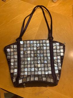 MOTHER of PEARL & NATURAL HORN HANDBAG  pick up Coral Springs  33071