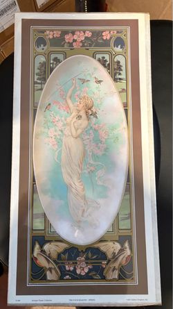 The Four Seasons Spring Art Nouveau Print