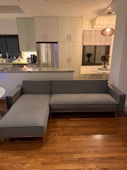 Gray Sectional Sofa with Chaise Lounge - Gus brand