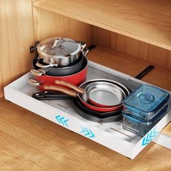 iSPECLE No Drill Pull Out Cabinet Organizer