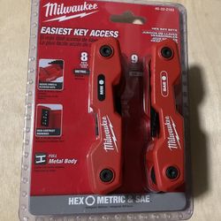Milwaukee Hex Key Set Metric and SAE