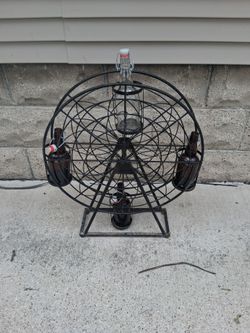 Wine Bottle Holder Ferris Wheel