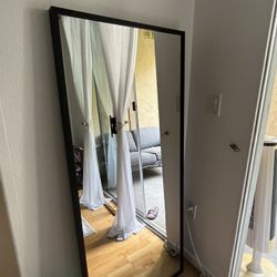 Black Framed Mirror