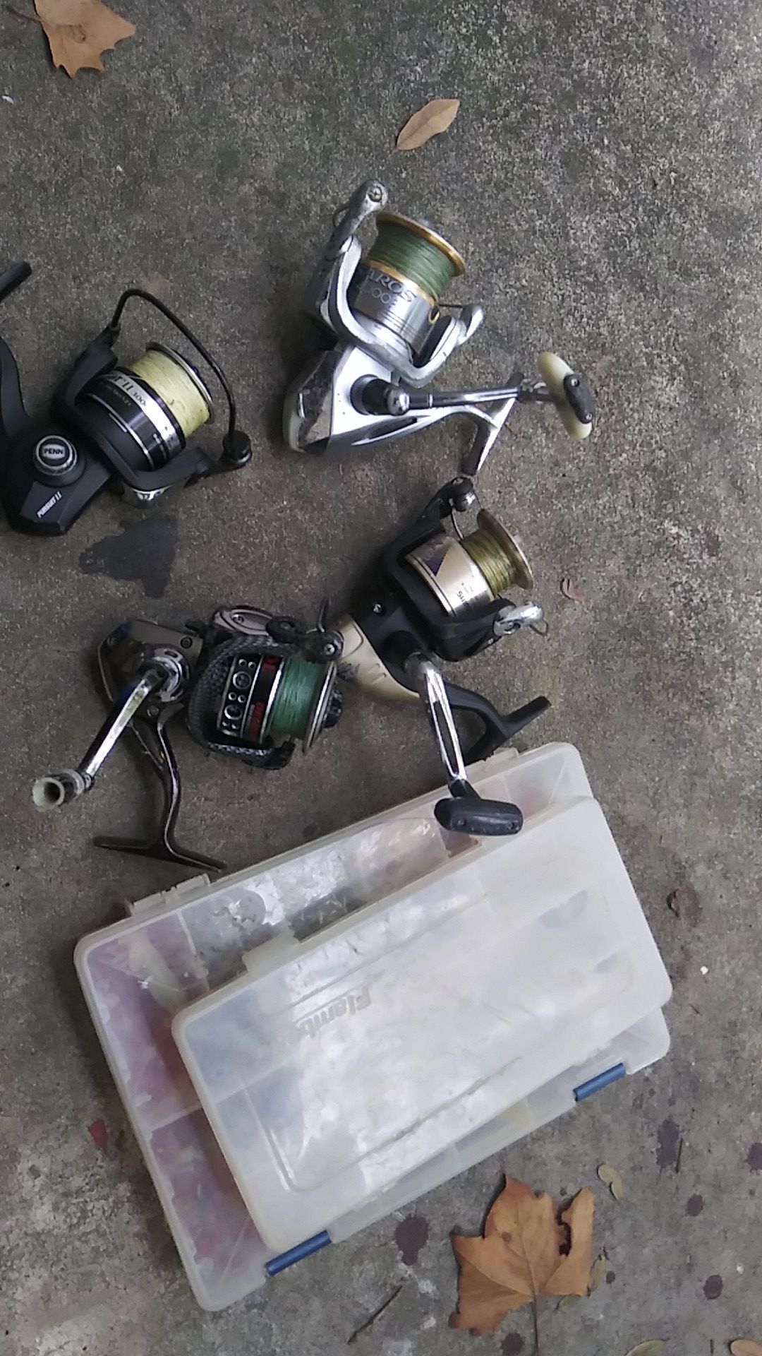 Fishing reels and tackle