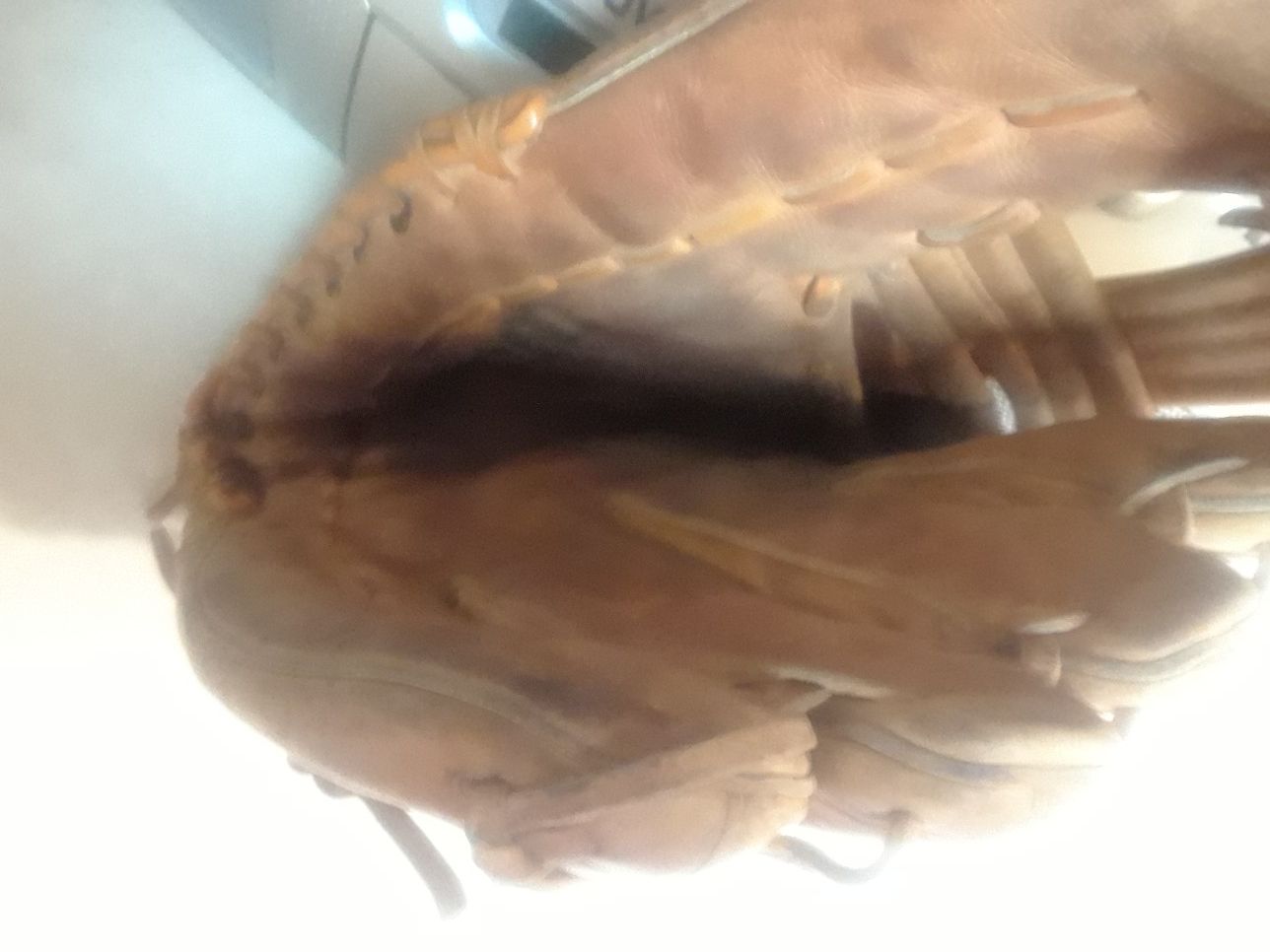 "WILSON"Baseball Glove $15. RAWLINGS/BASEBALL GLOBE $30