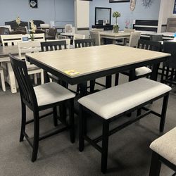 6PC Counter Height Dining Table Set 🔥SALE🔥