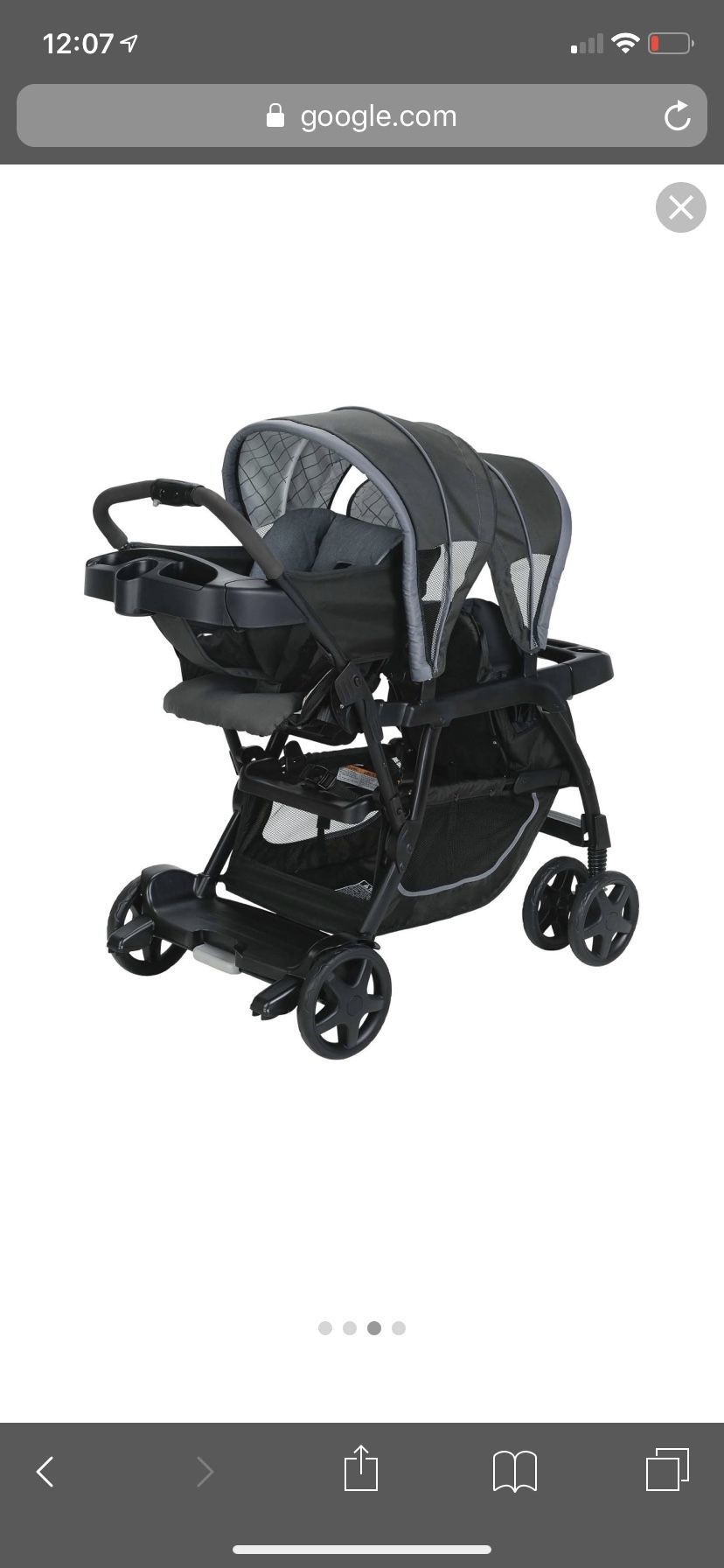 Graco ready to grow double stroller