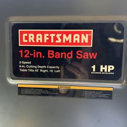 Craftsman 12-in Band Saw
