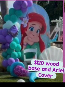 Ariel cover and wood base for sale