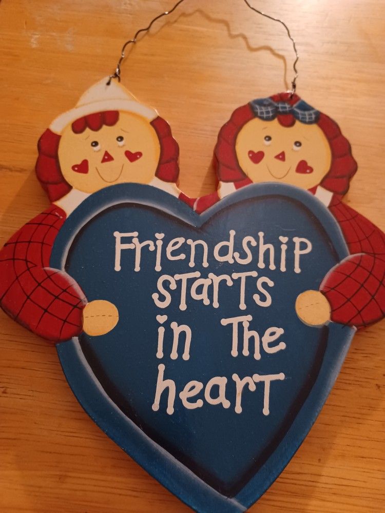 Raggedy Ann & Andy Plaque