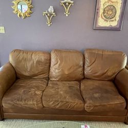 Legacy Brown Leather Couch