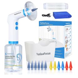 TopQuaFocus Ear Cleaner Earwax Removal Kit Electric Ear Wax Remover