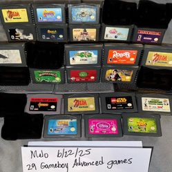 Giant Gameboy Game Lot Mario, Zelda, Tetris And More! 