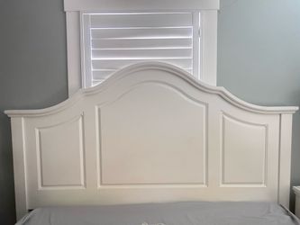 King Size Headboard + Dresser and Nightstand