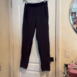 Men’s Lululemon Lab Grey With Black Joggers Size M