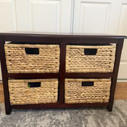 Storage Tower W/ 4 Drawers 