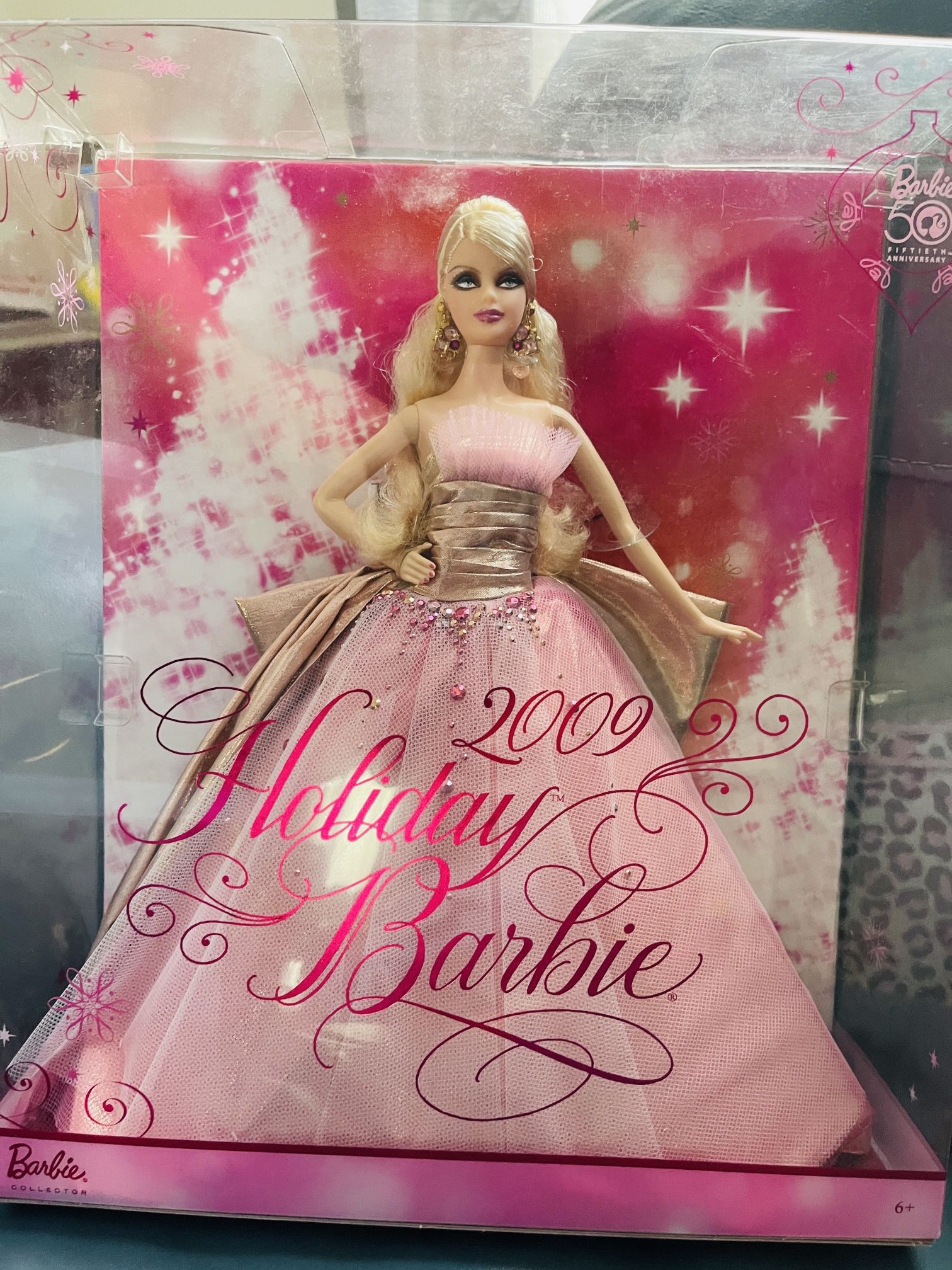 2009 Holiday Barbie Doll, commemorating Barbie's 50th Anniversary