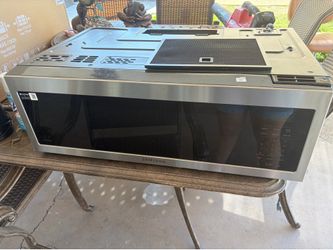Samsung over the range slim microwave