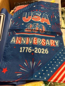 New USA flag banner