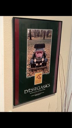 Framed Contemporary “Eyes On The Classics” Edsel & Eleanor Ford House Print