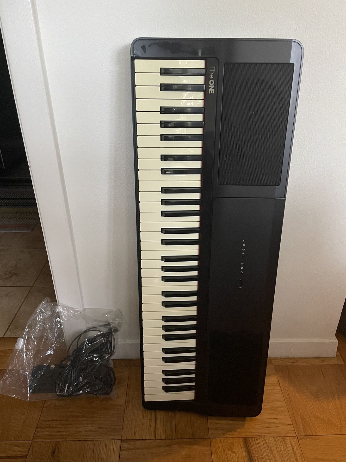 The ONE Smart Piano Portable Light Keyboard BLACK 