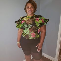 Flower colorful bodysuit