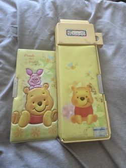Disney Japan Vintage Winnie The Pooh Pencil Case