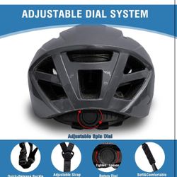 Adult Bike Helmet for Women & Men - Removable Visor for Mountain & Road Cycling - CPSC Safety-Certified - Stylish & Durable Bicycle Helmet with Sugges