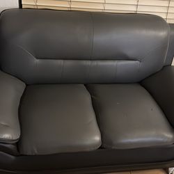 Leather Sofa & Loveseat