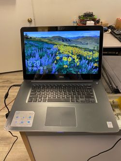 Dell Inspiron 15inch laptop computer touchscreen  I7-5500 8GB RAM  120GB SSD WINDOWS 10 pro Nothing wrong. No trades. Pick up only  Available at: 3744