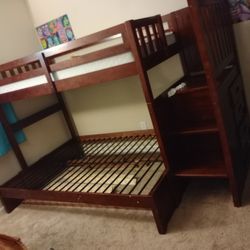 Kids Wood Bunk bed