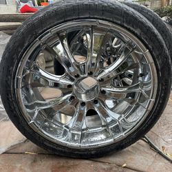24’ Ford Excursion Wheels