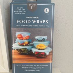 Brand New reusable silicones good wraps set