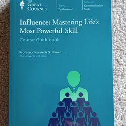 Great Courses Influence: Mastering Life's Most Powerful Skill - Set - NEW