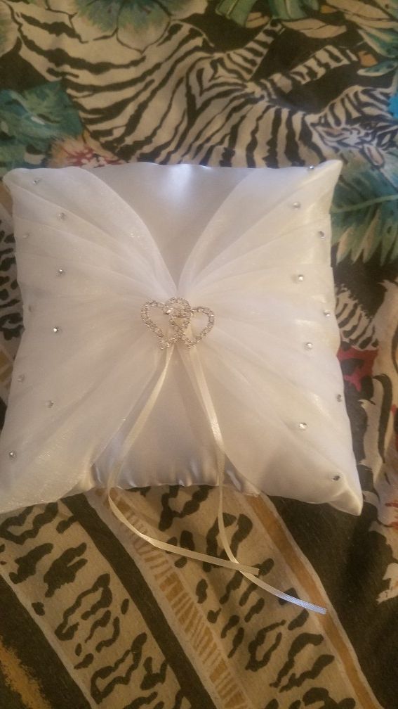 Ivory ring pillow