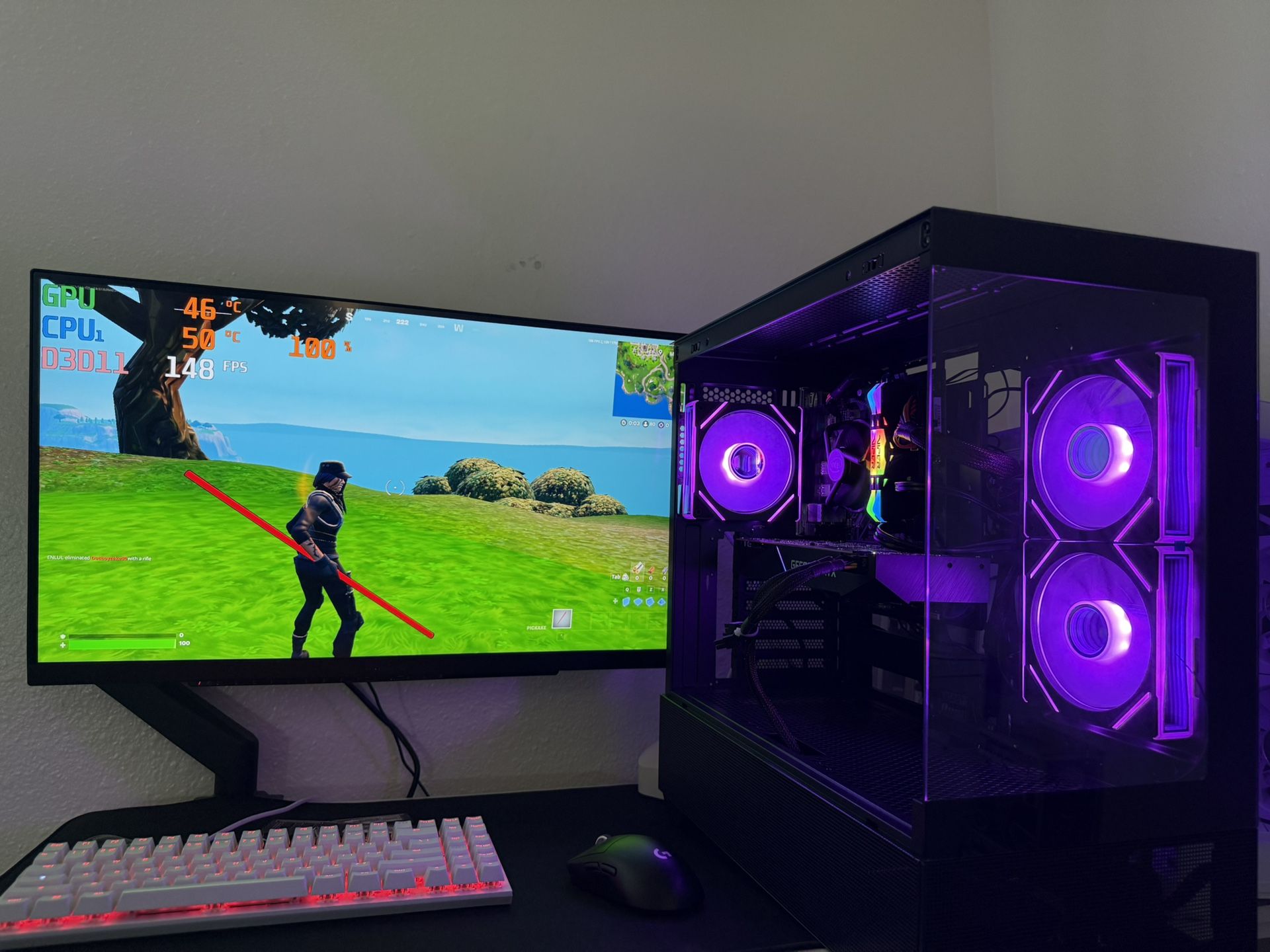 Black Gaming Pc Computer Desktop RTX