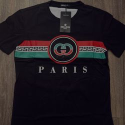 Men’s Black Gucci Paris Shirt 