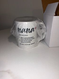 Nana Noun Definition White Ceramic Coffee Mug 11 fl oz Microwave Safe Boxed