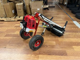 4-Stroke Portable Gas Power Lawn Broom Sweeper