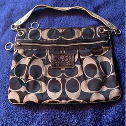 Coach Purple Lining Purse 