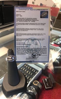 14kt White Gold Wedding Set (w/appraisal)