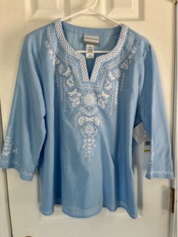 Alfred Dunner top. Petite medium. NWT
