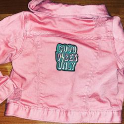 New 2T custom denim jacket