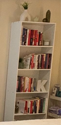 White IKEA Bookshelf