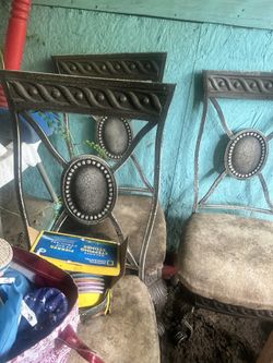 Free items, Toy Jeeps, Chairs, trampoline