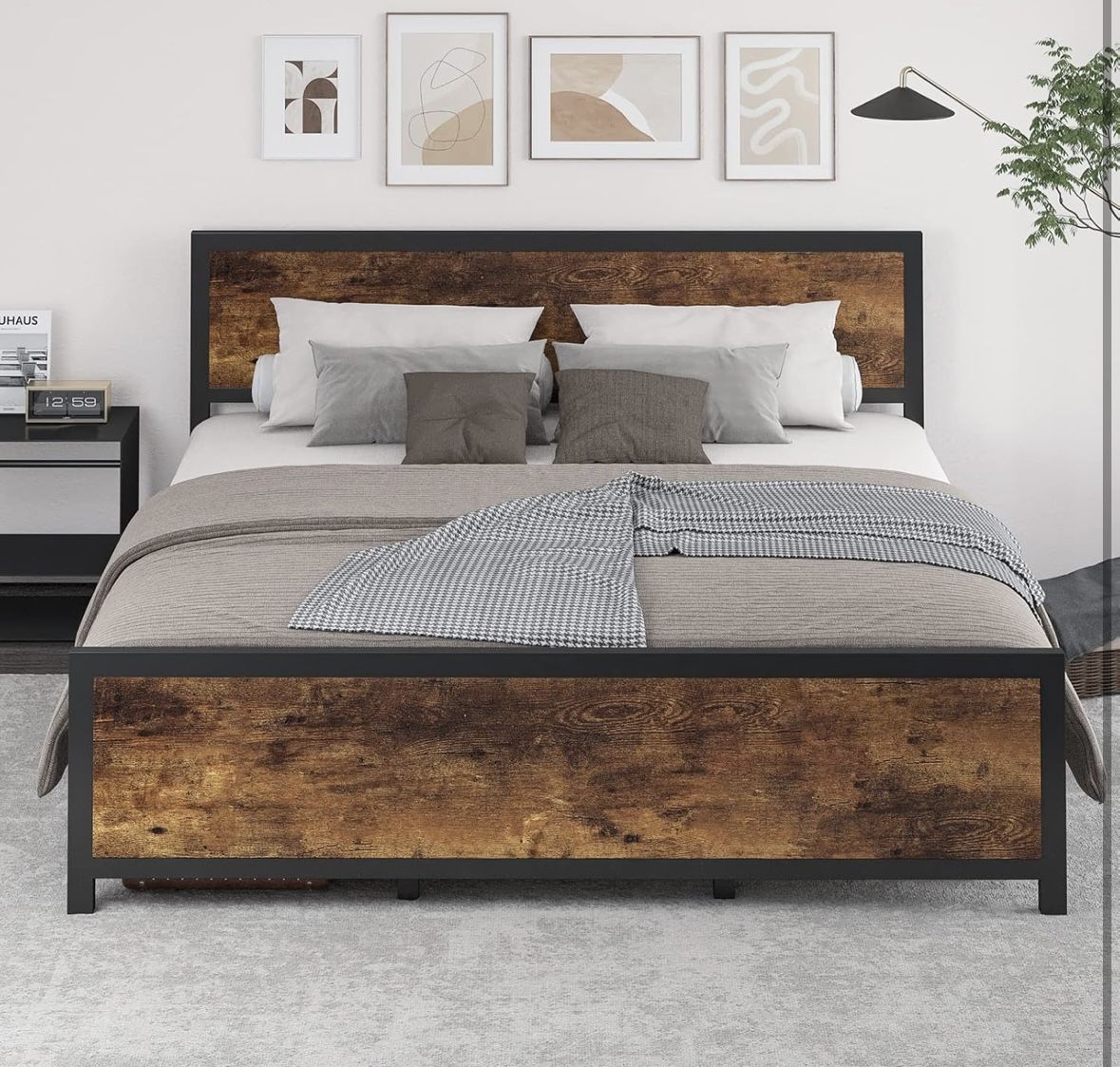 Metal King Bed Frame