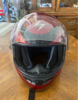 Scorpion Full-Face Motorcycle Helmet Red