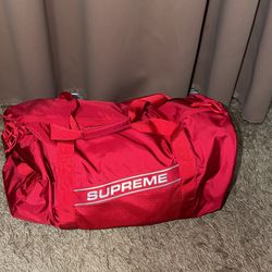 Supreme Logo Duffle Bag