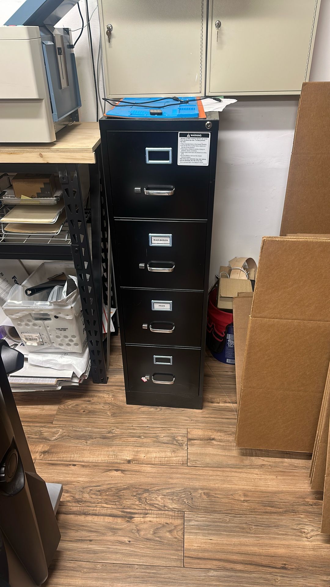 4 Drawer File Cabinet